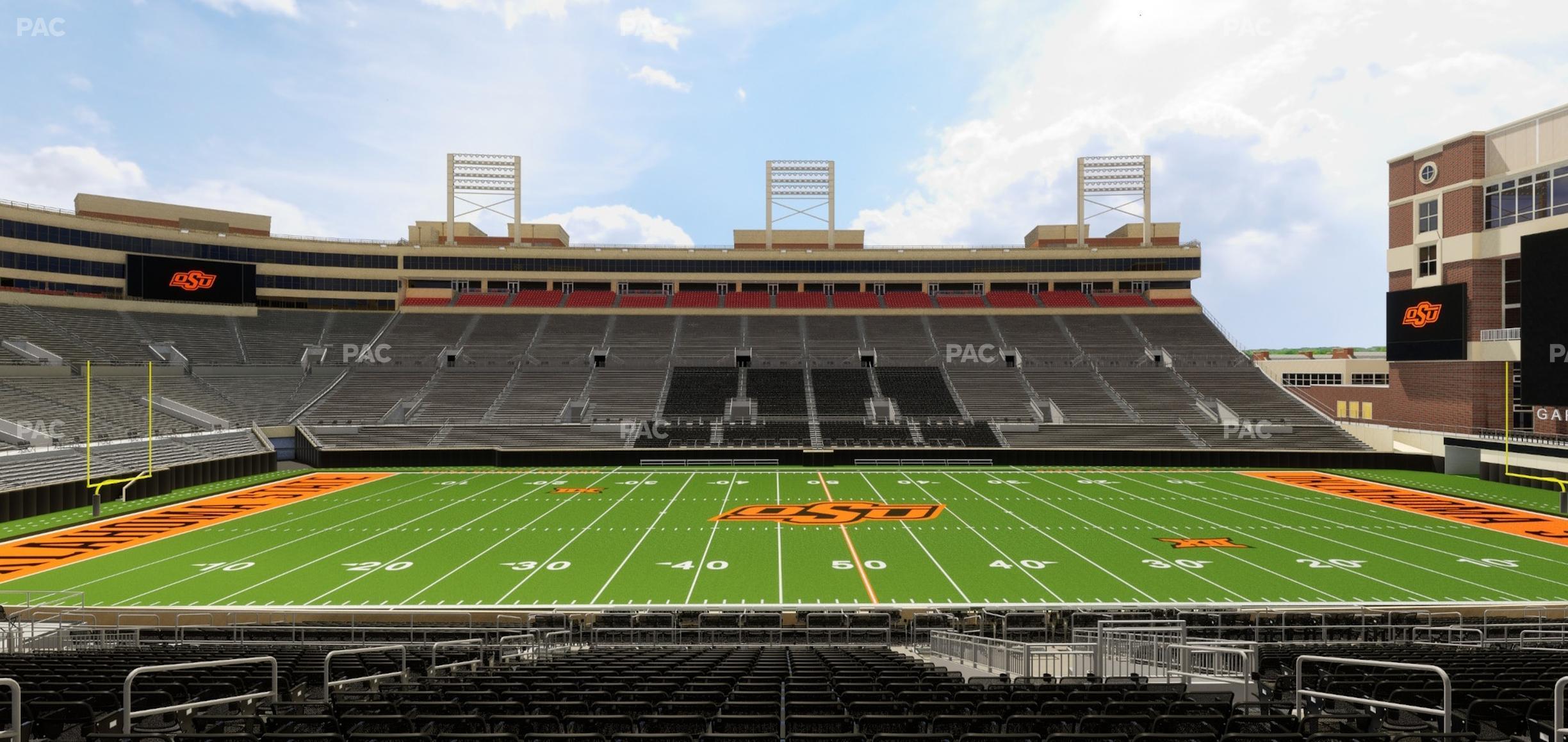 Seating view for Boone Pickens Stadium Section 107