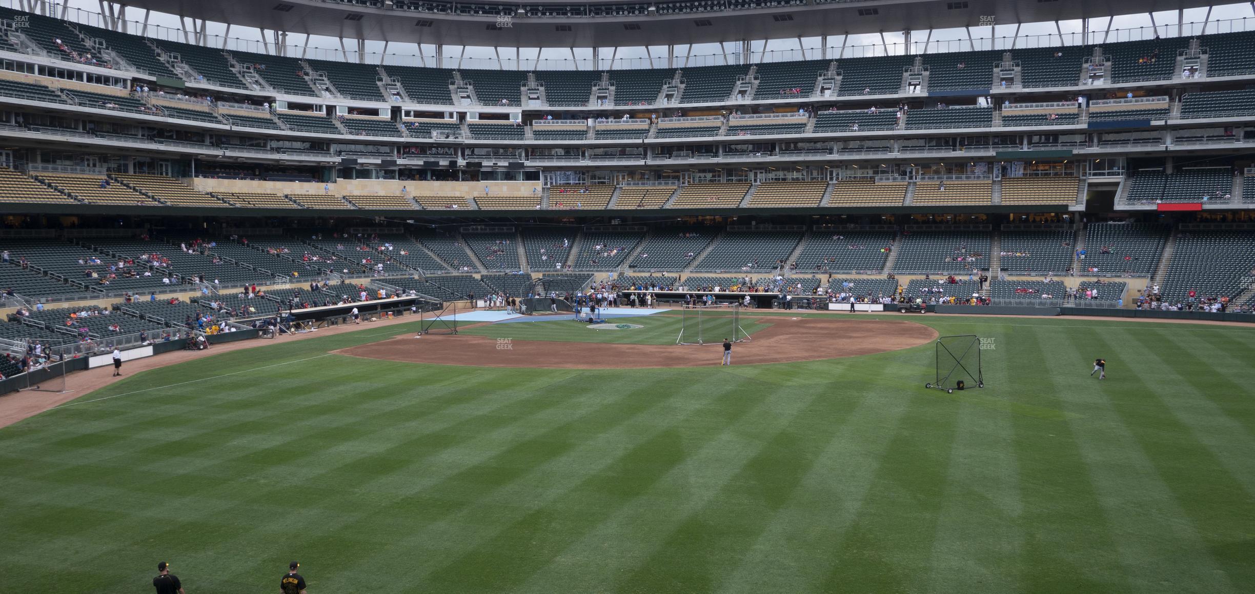 Seating view for Target Field Section 134