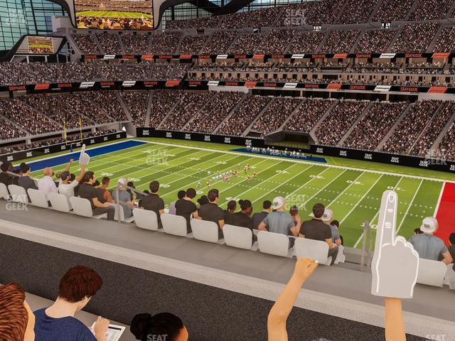 Seating view for Allegiant Stadium Section East Suite 2010