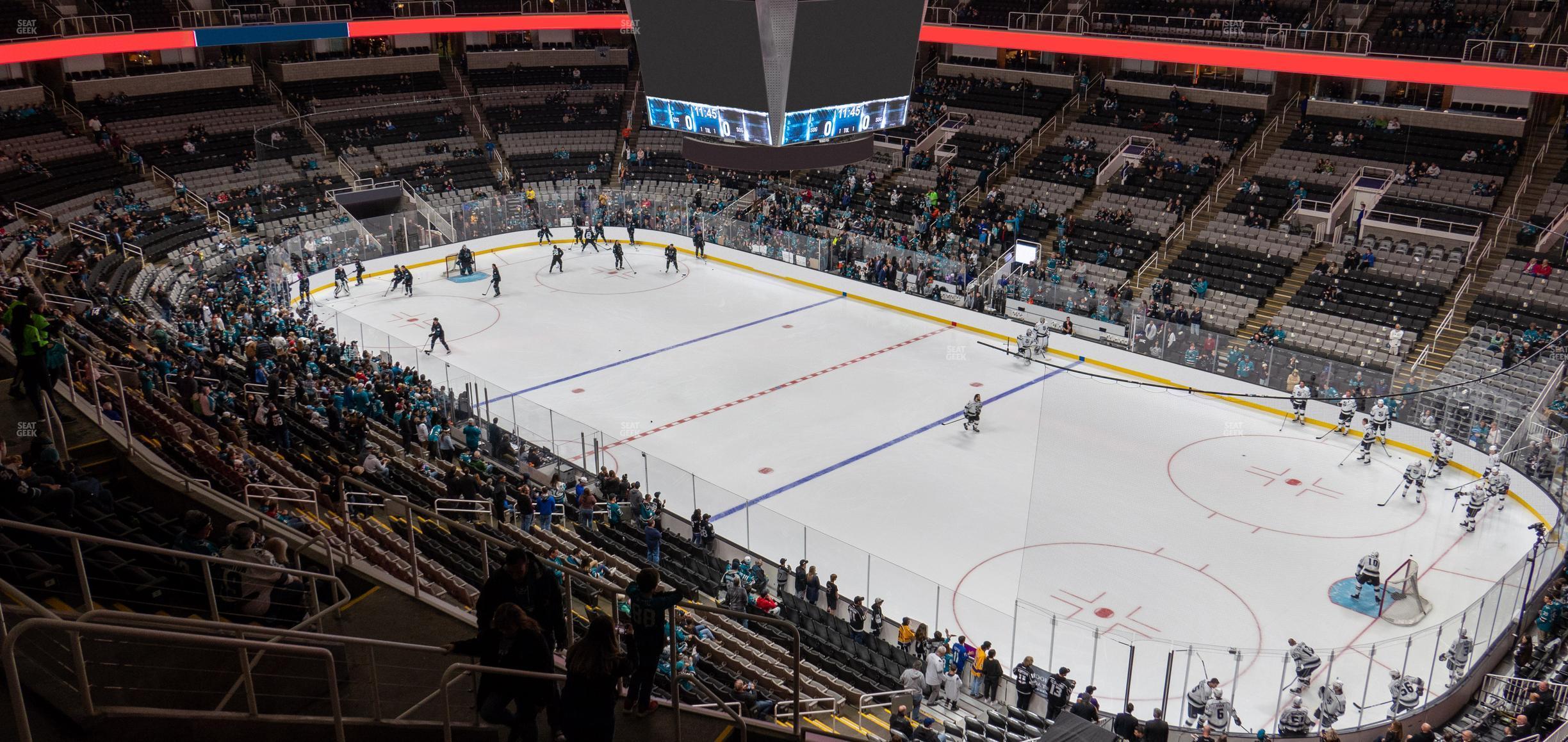 Seating view for SAP Center at San Jose Section 211