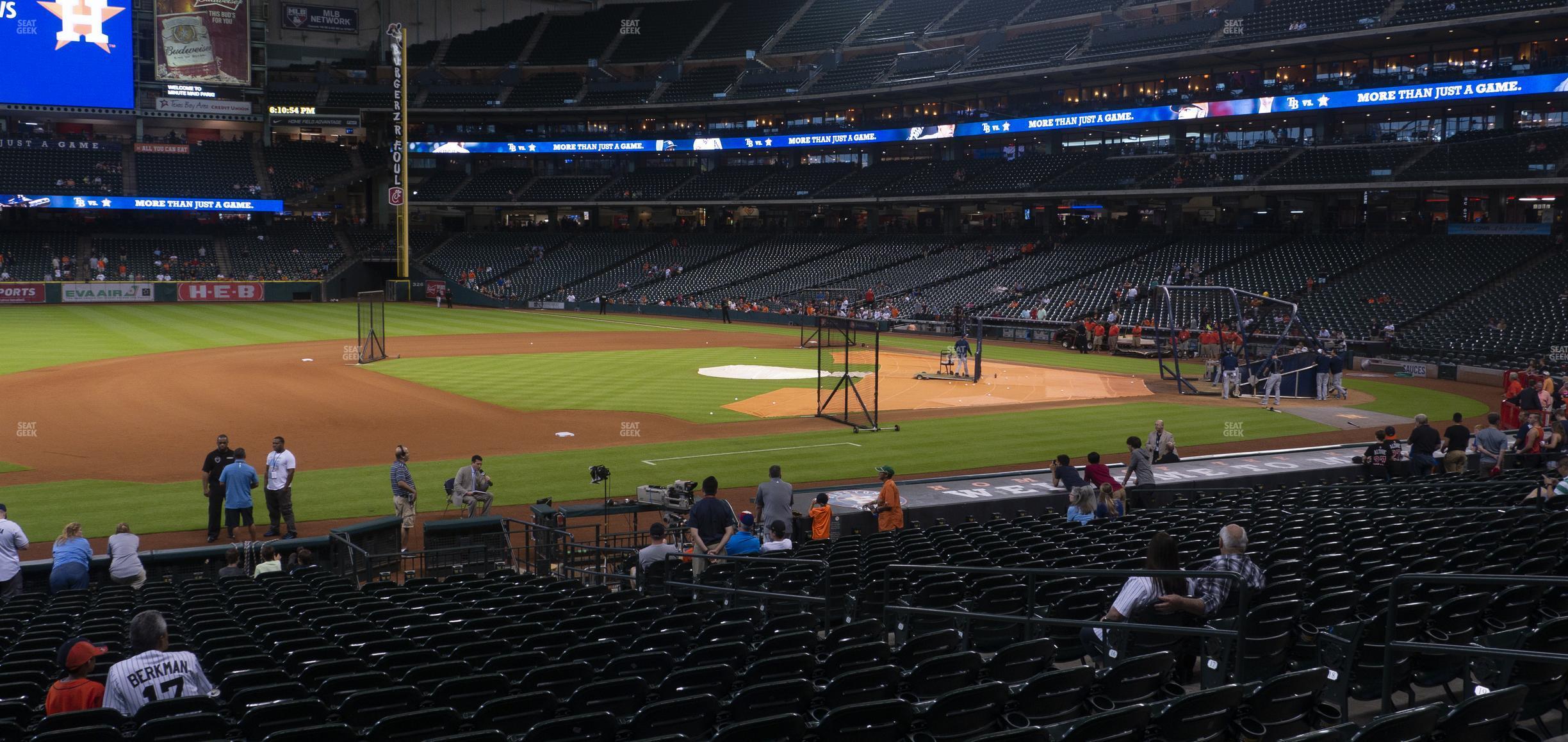 Seating view for Minute Maid Park Section 111