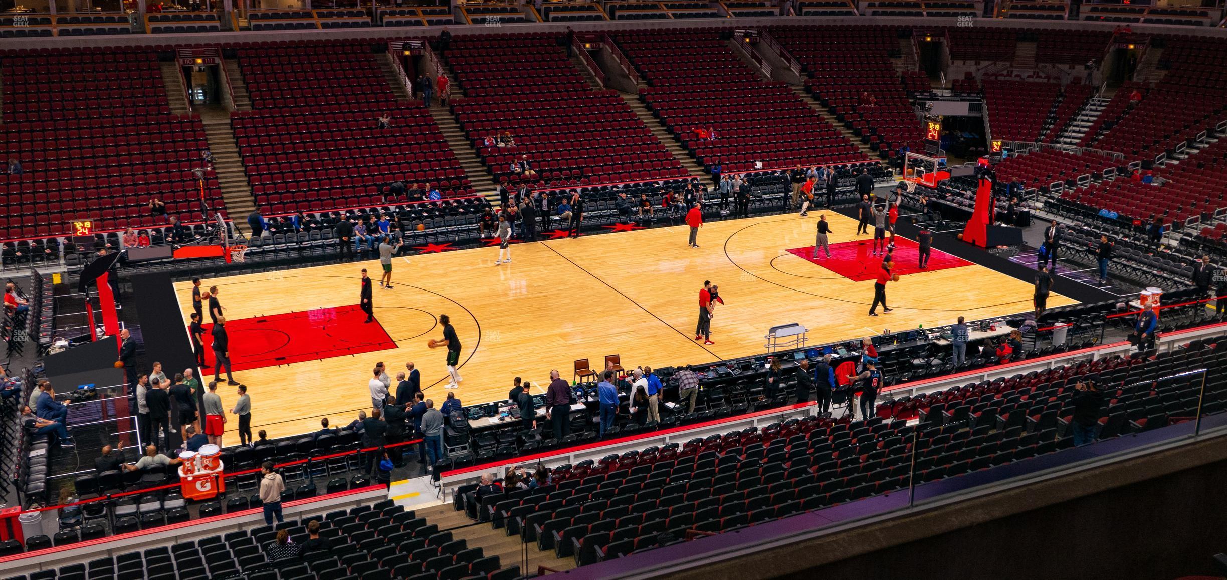 Seating view for United Center Section 202