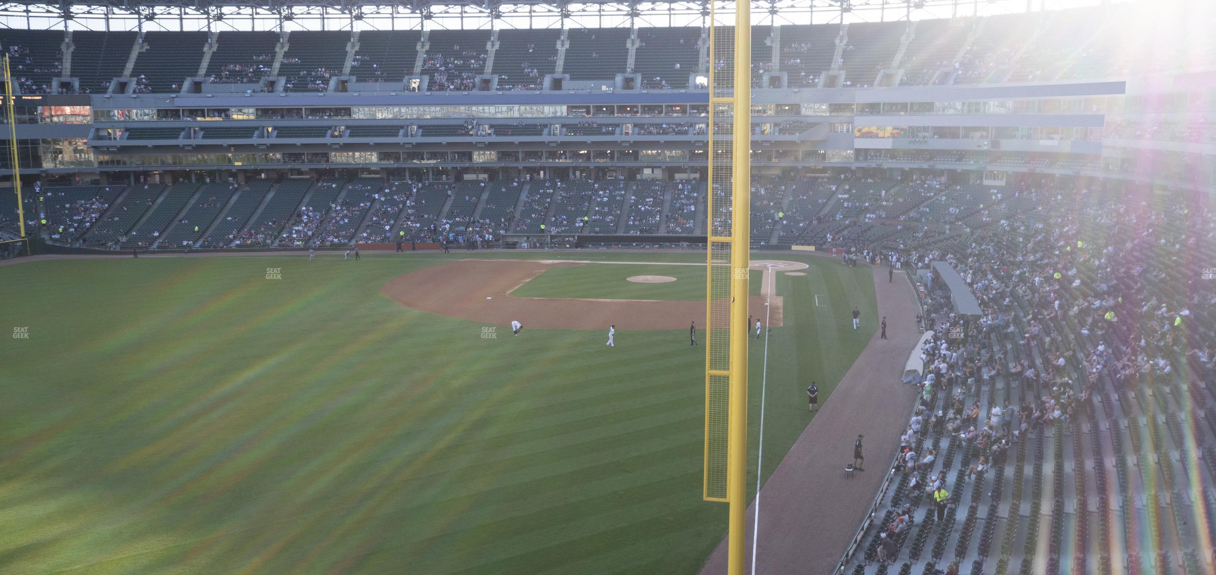 Seating view for Guaranteed Rate Field Section 357