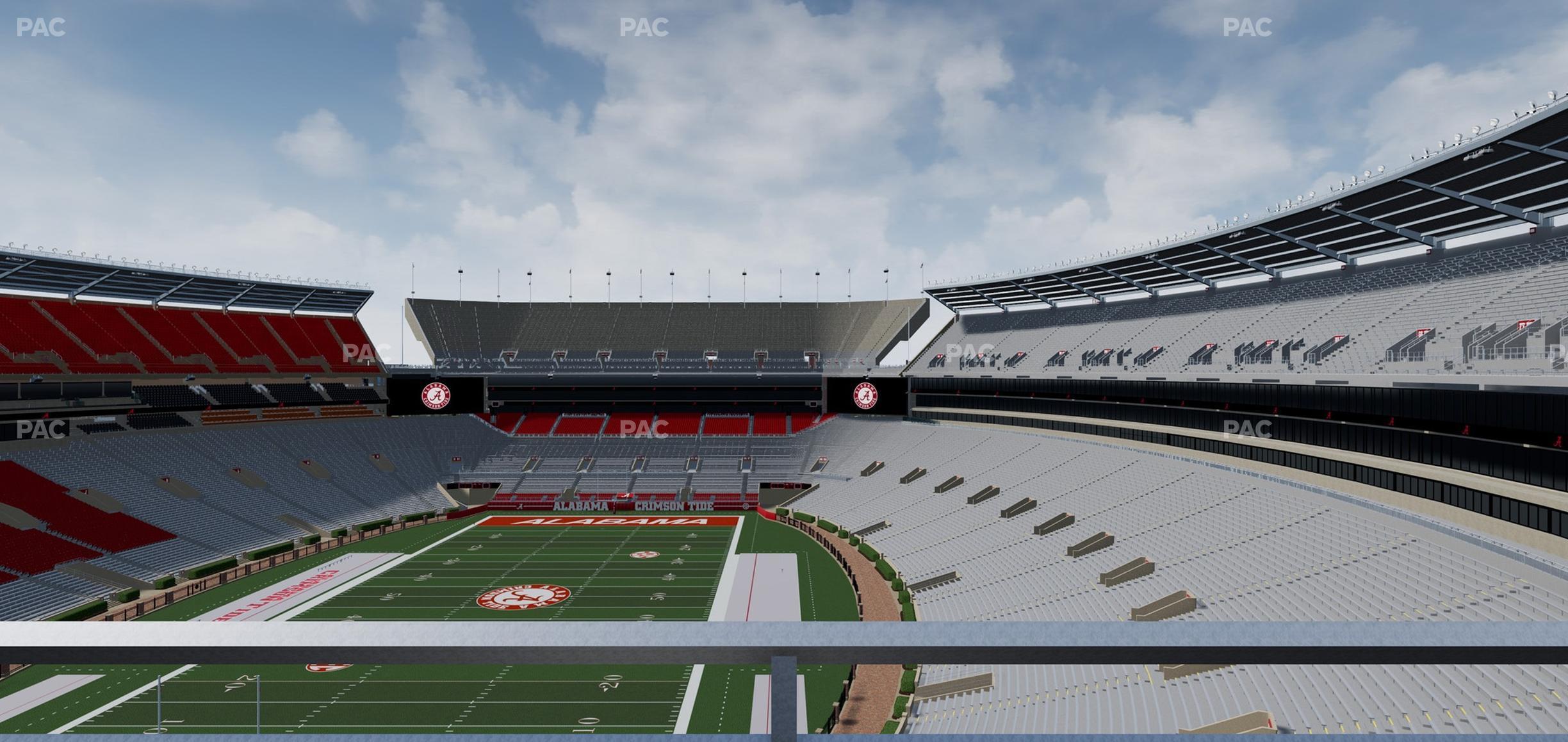 Seating view for Bryant Denny Stadium Section Ss 5