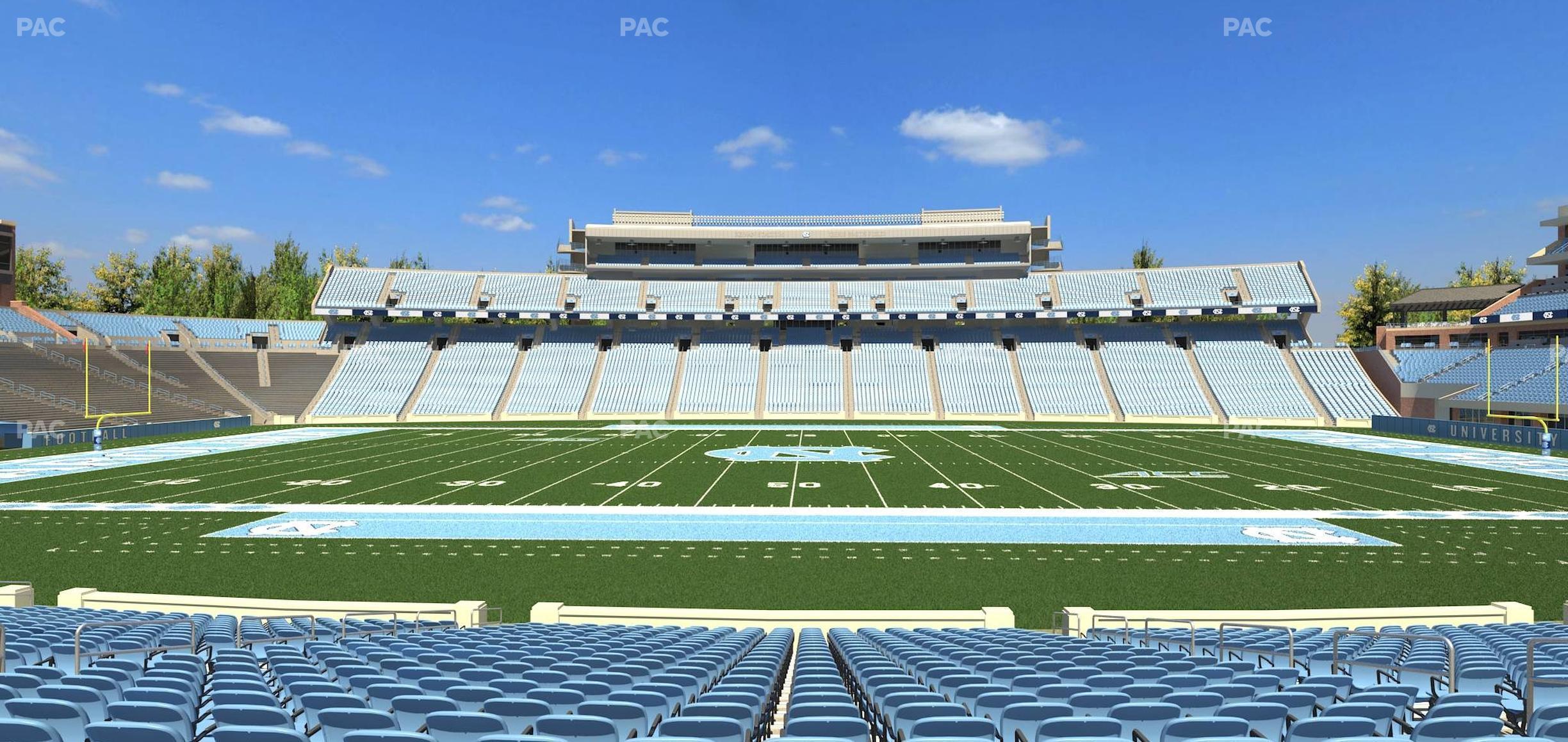 Seating view for Kenan Memorial Stadium Section 125