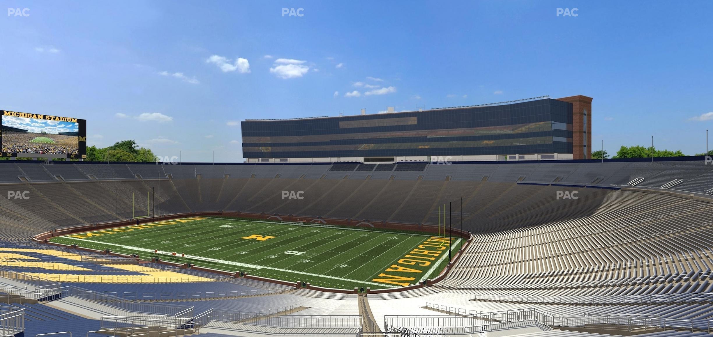 Seating view for Michigan Stadium Section 40