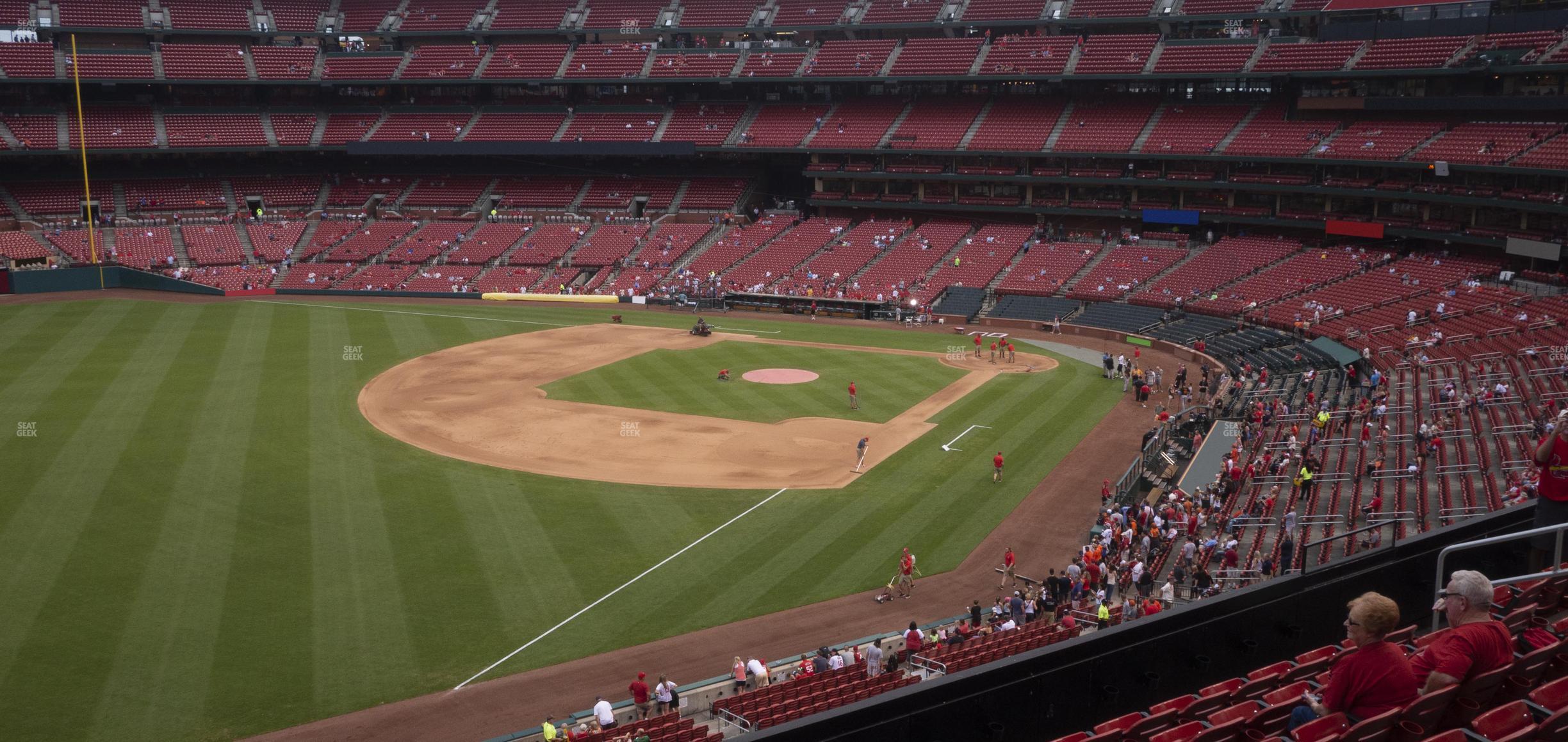 Seating view for Busch Stadium Section Left Field Loge 267