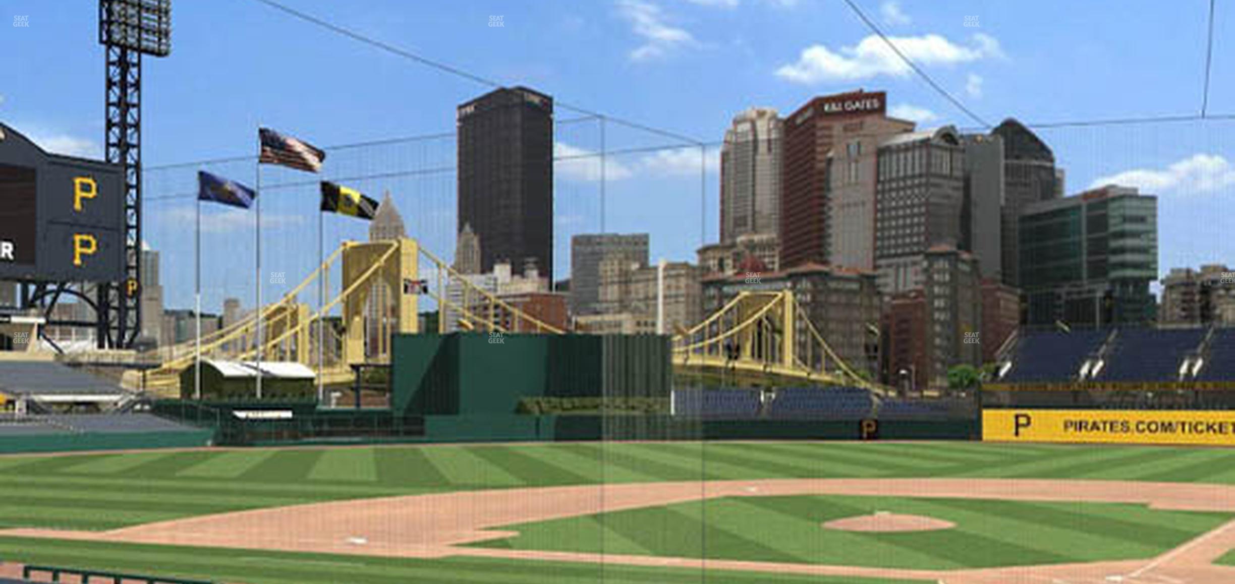 Seating view for PNC Park Section 119