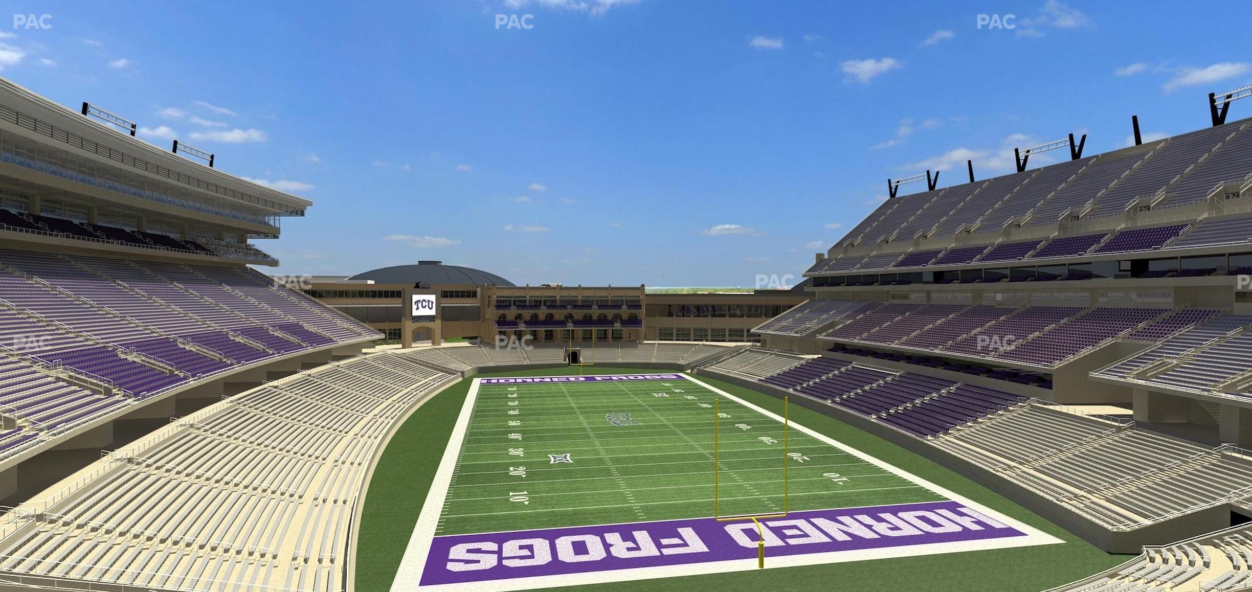 Seating view for Amon G. Carter Stadium Section 223