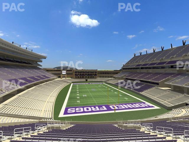 Seating view for Amon G Carter Stadium Section 223