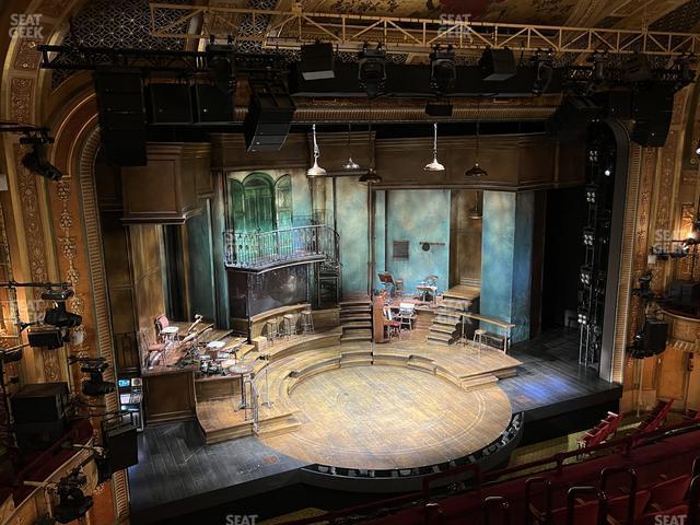 Seating view for Walter Kerr Theatre Section Mezzanine Rear Left