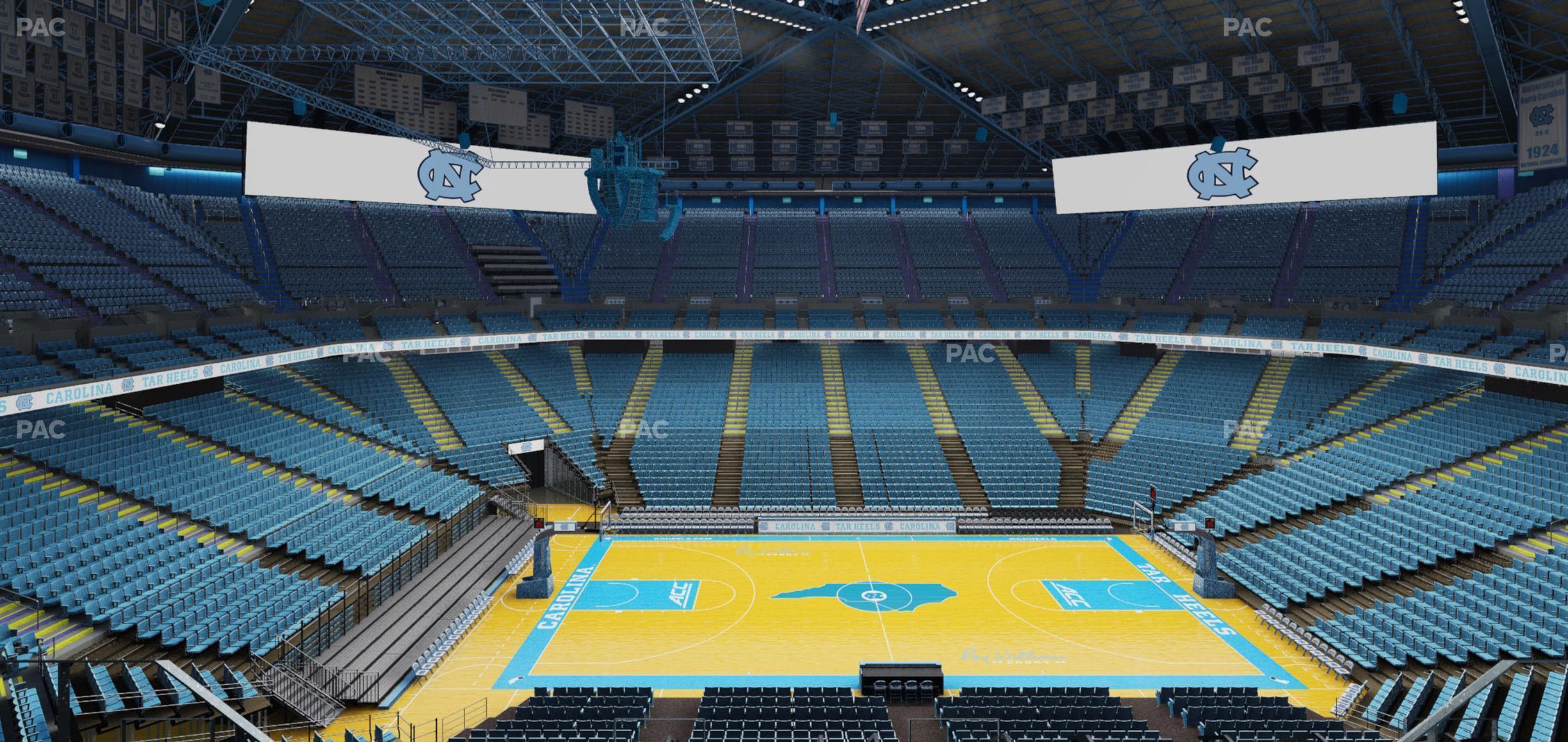 Seating view for Dean Smith Center Section 225