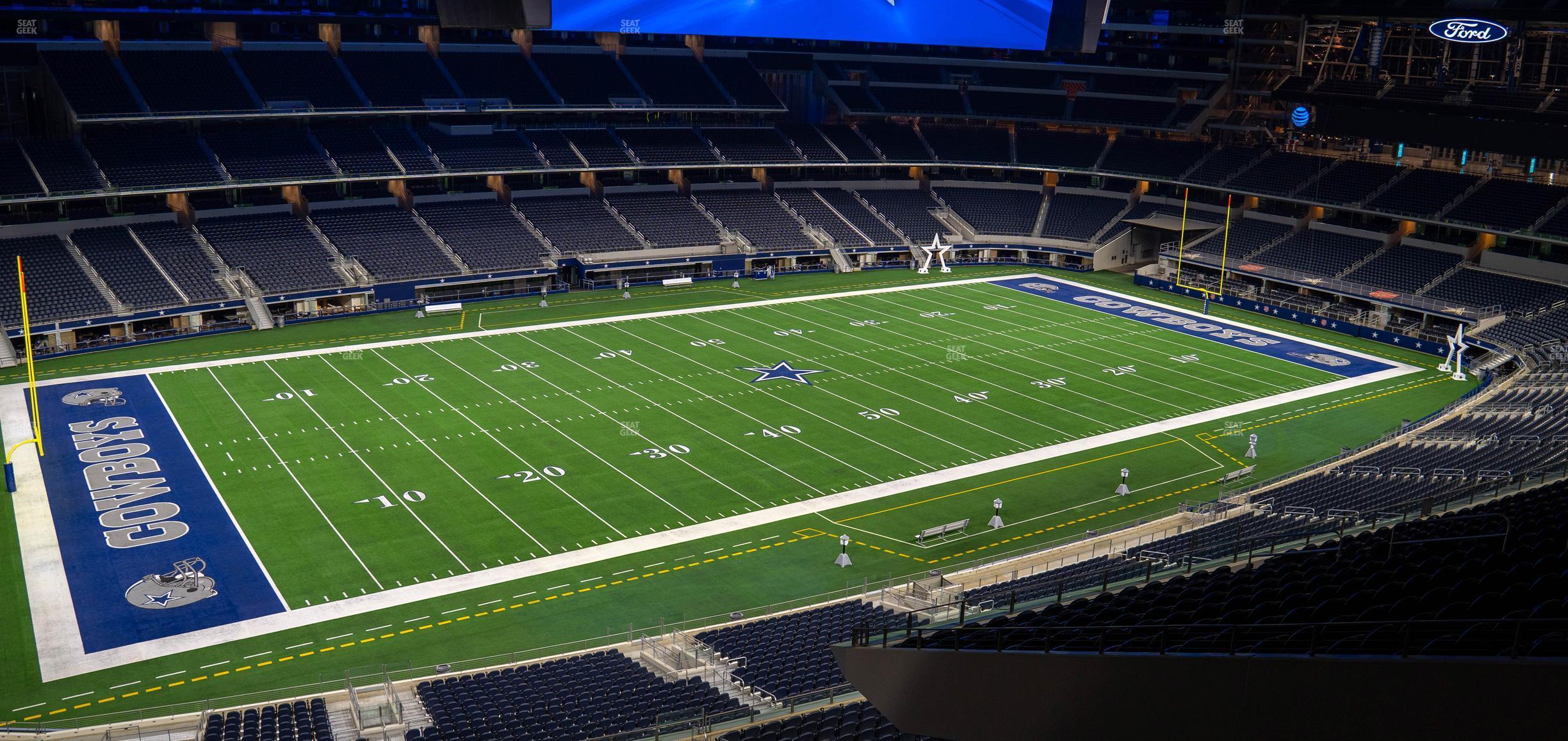 Seating view for AT&T Stadium Section Silver Suite 453