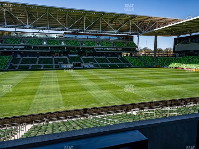 Seating view for Q2 Stadium Section Loge 133 F