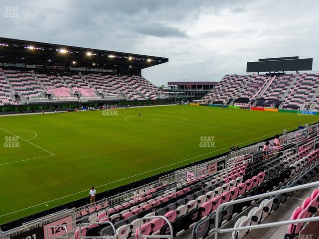 Seating view for Chase Stadium Section 121