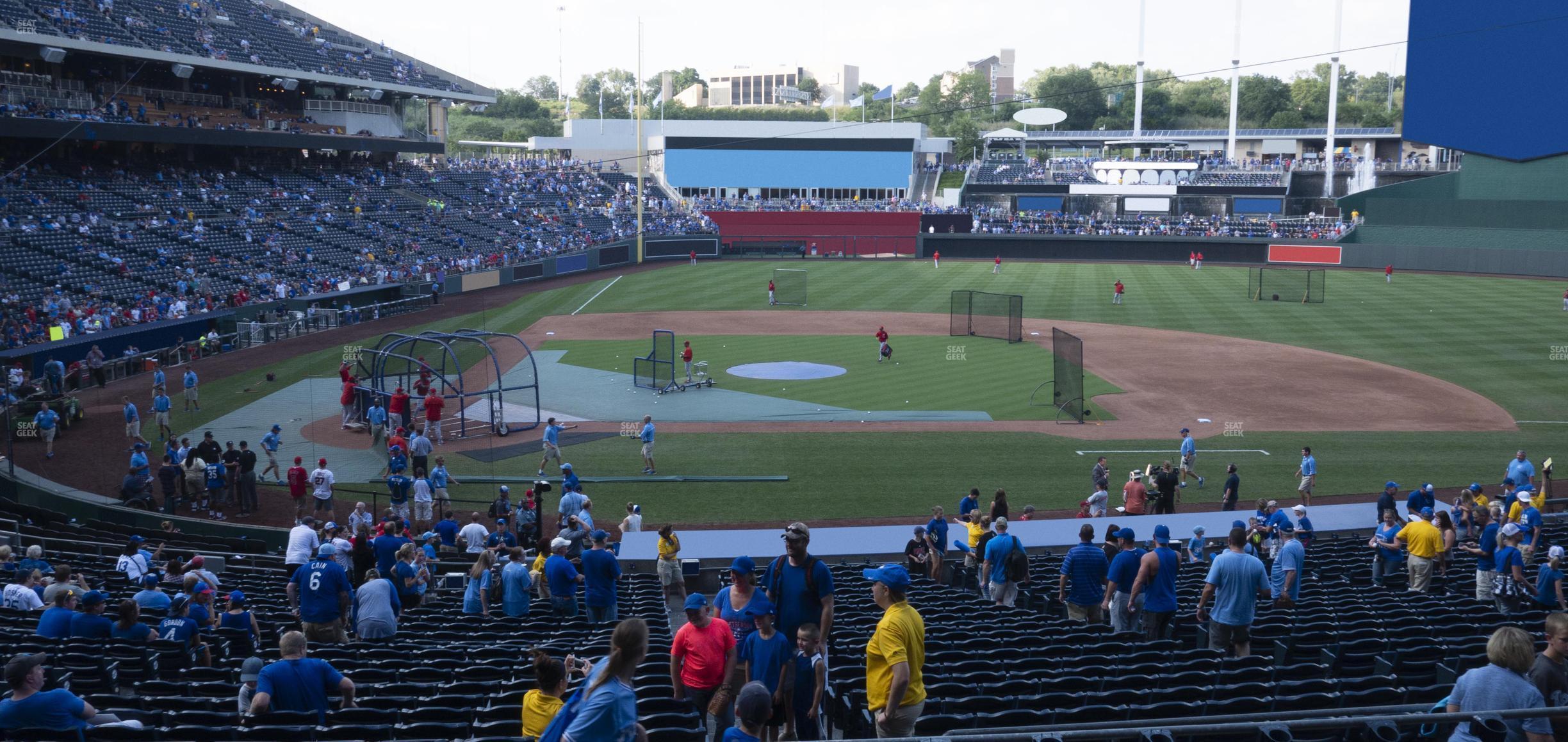 Seating view for Kauffman Stadium Section 232