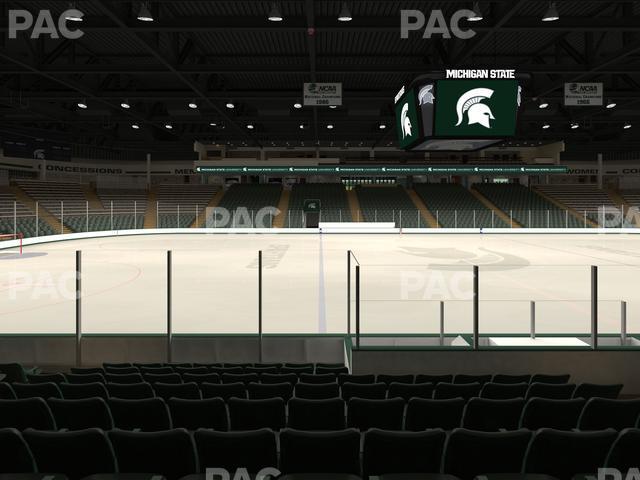 Seating view for Munn Ice Arena Section V