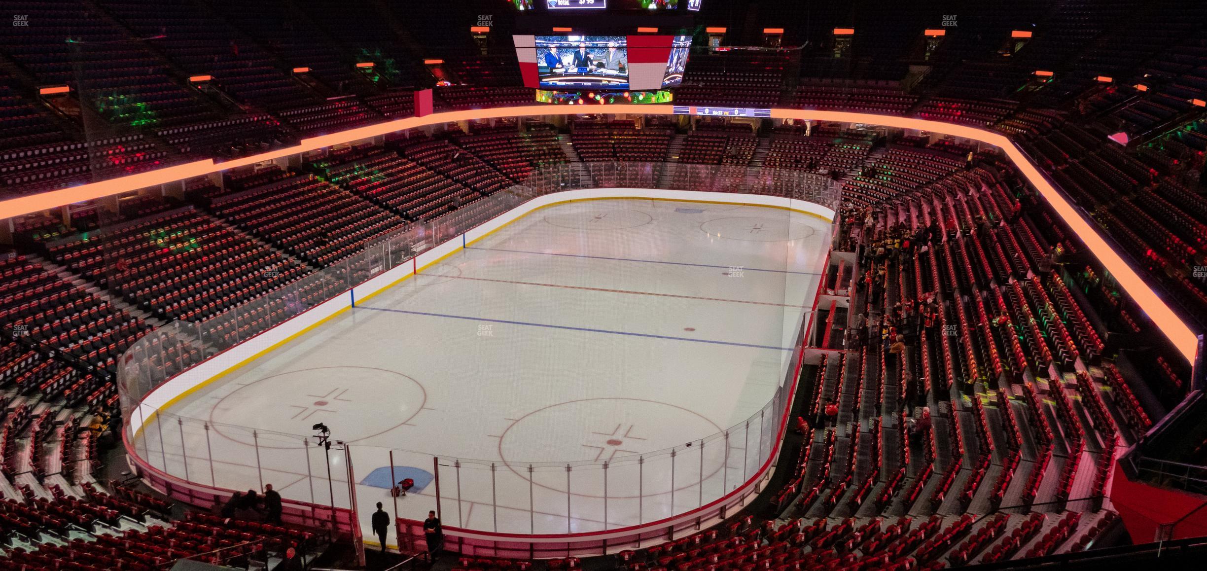 Seating view for Scotiabank Saddledome Section 206