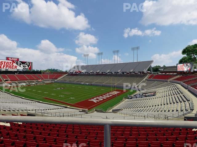 Seating view for Carter-Finley Stadium Section 215