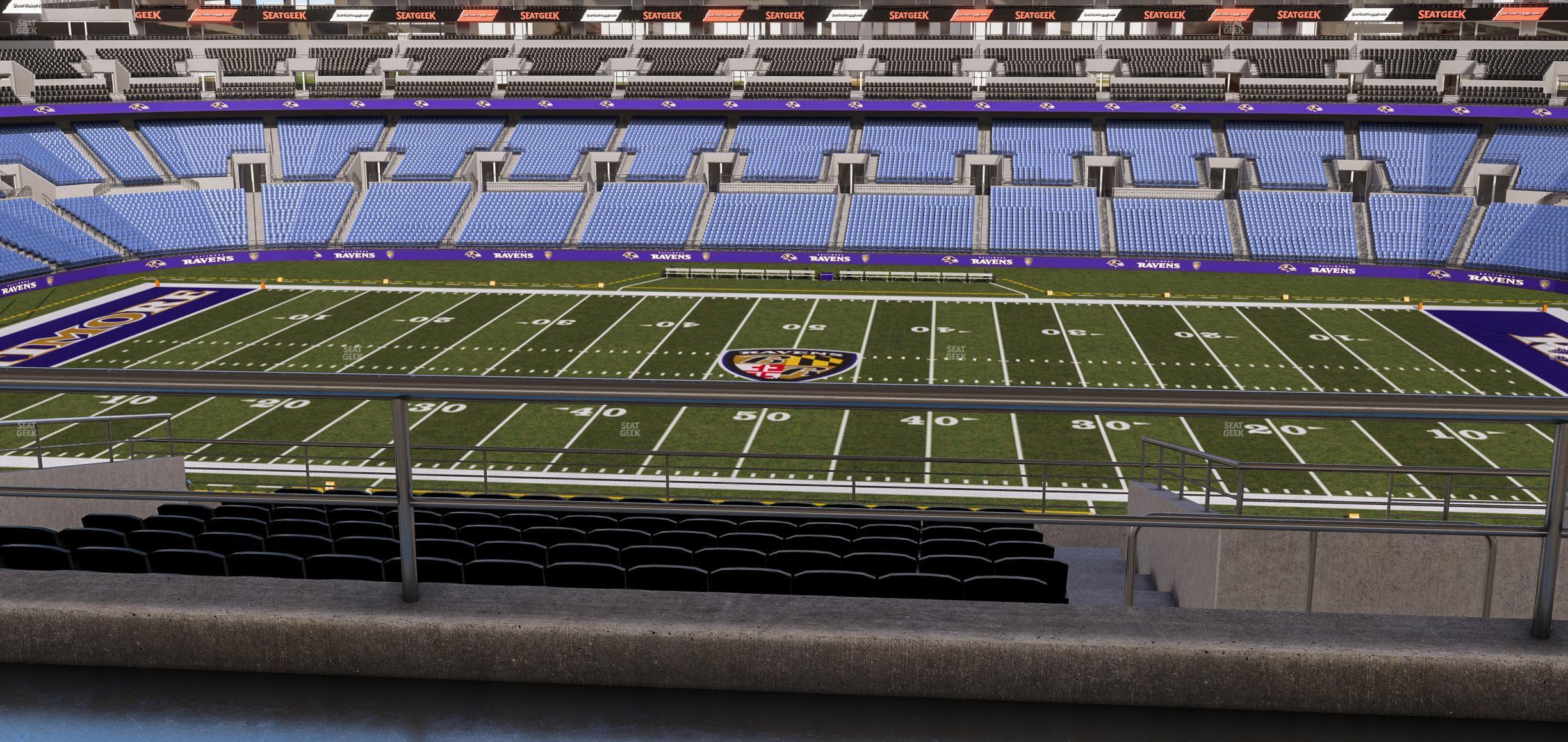 Seating view for M&T Bank Stadium Section Suite 355