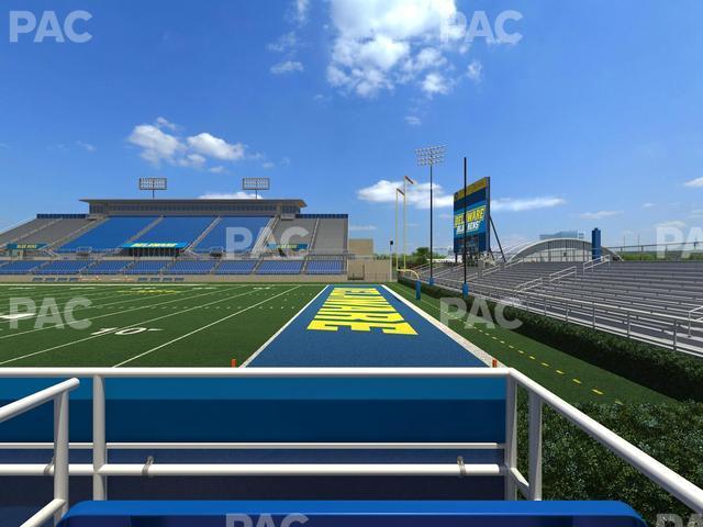 Seating view for Delaware Stadium Section East Box 50