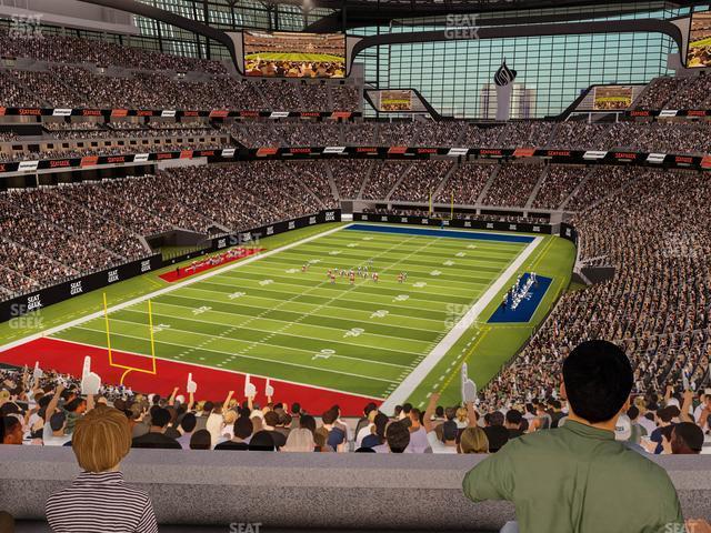 Seating view for Allegiant Stadium Section East Suite 2036