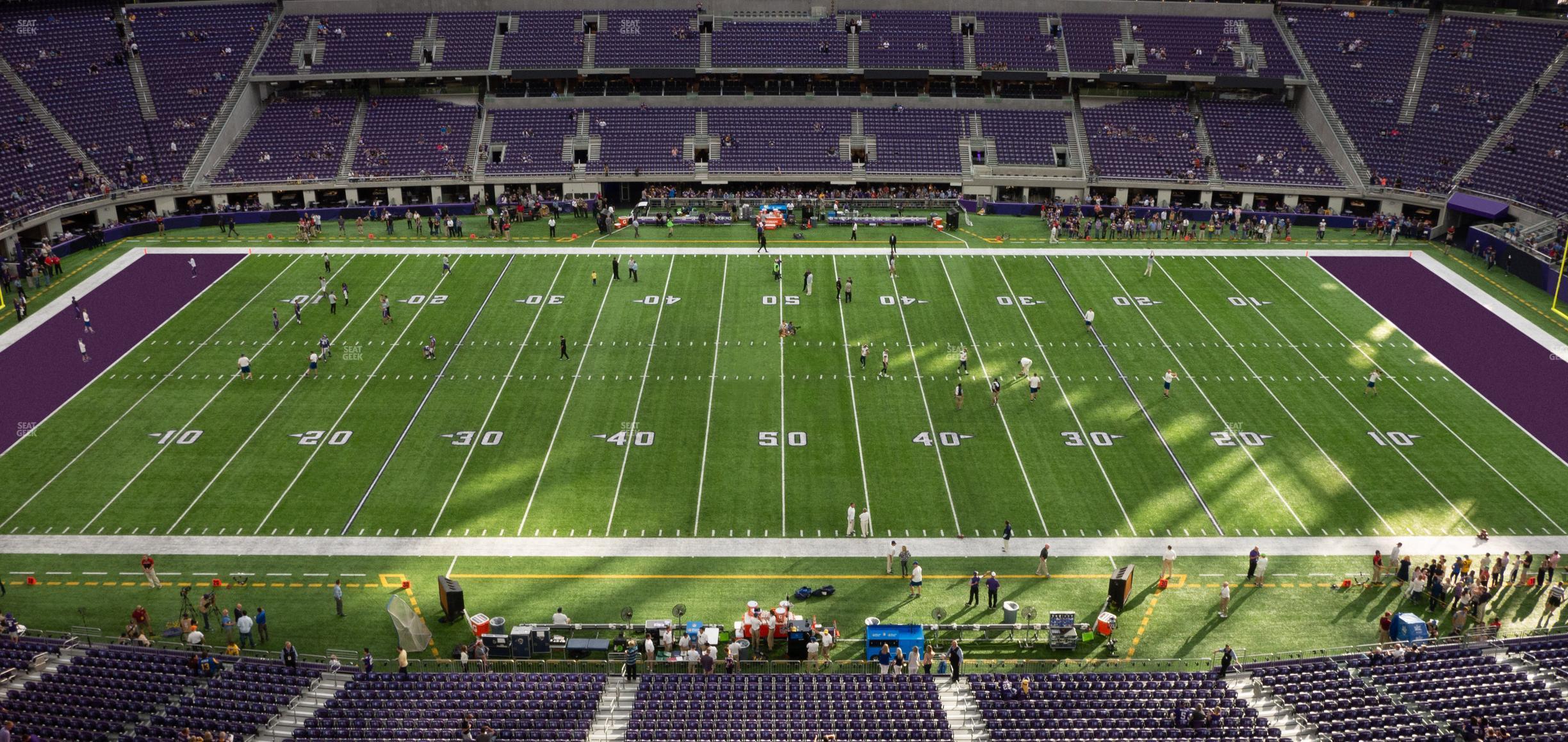 Seating view for U.S. Bank Stadium Section 312