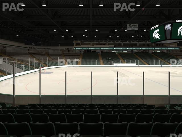 Seating view for Munn Ice Arena Section W