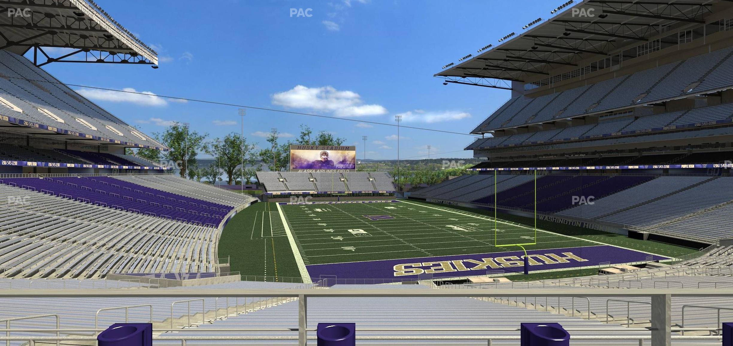 Seating view for Husky Stadium Section 120