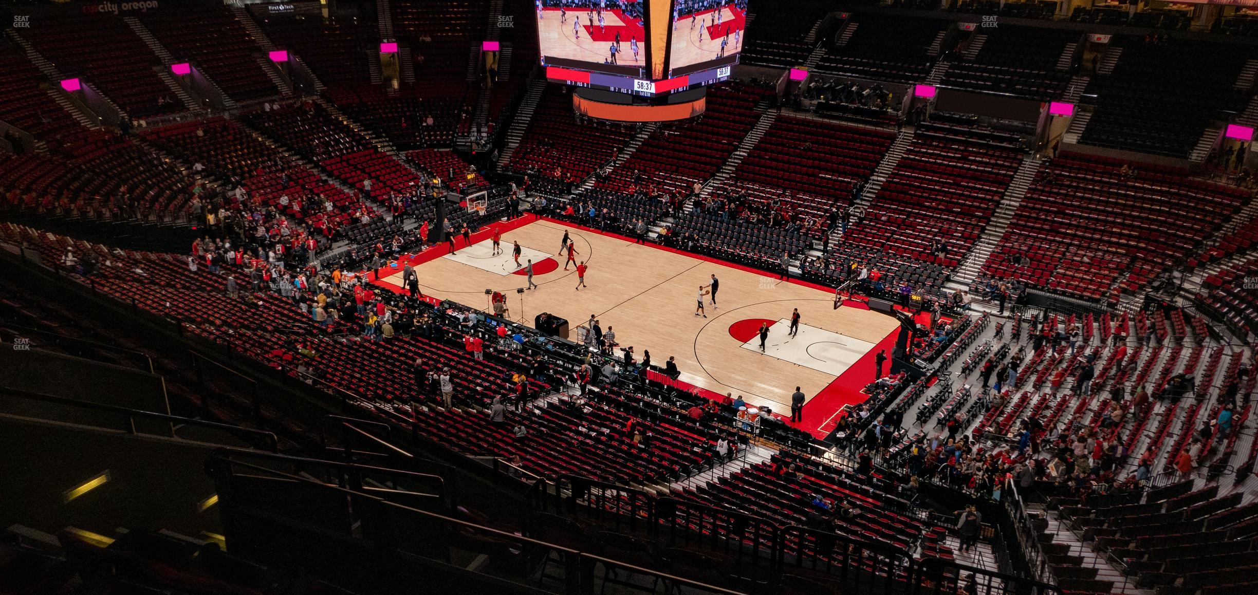 Seating view for Moda Center Section 332