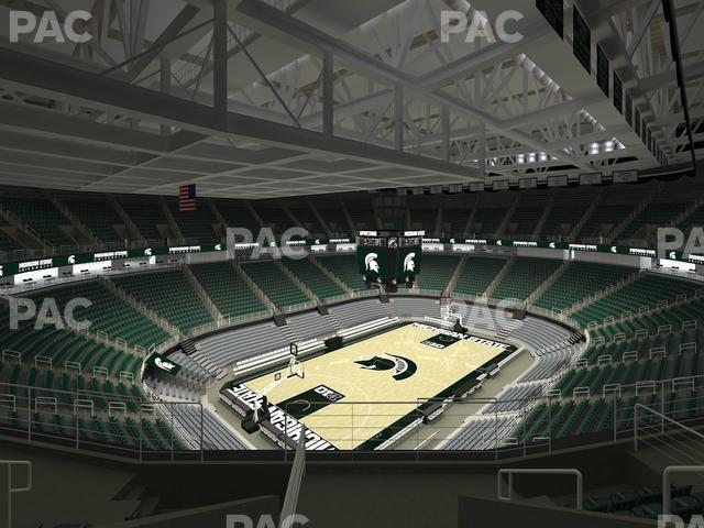 Seating view for Jack Breslin Student Events Center Section 214