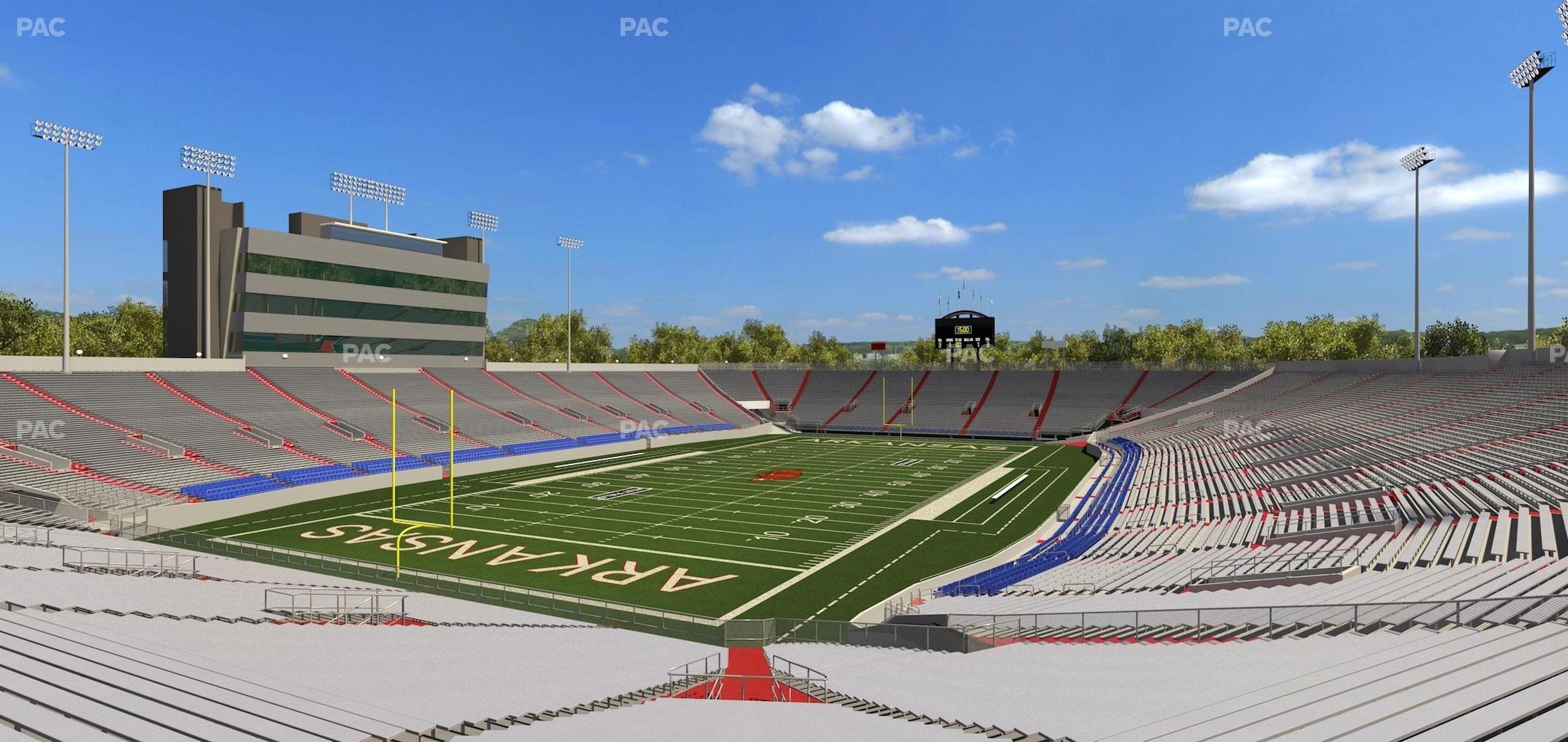 Seating view for War Memorial Stadium (Little Rock) Section 13