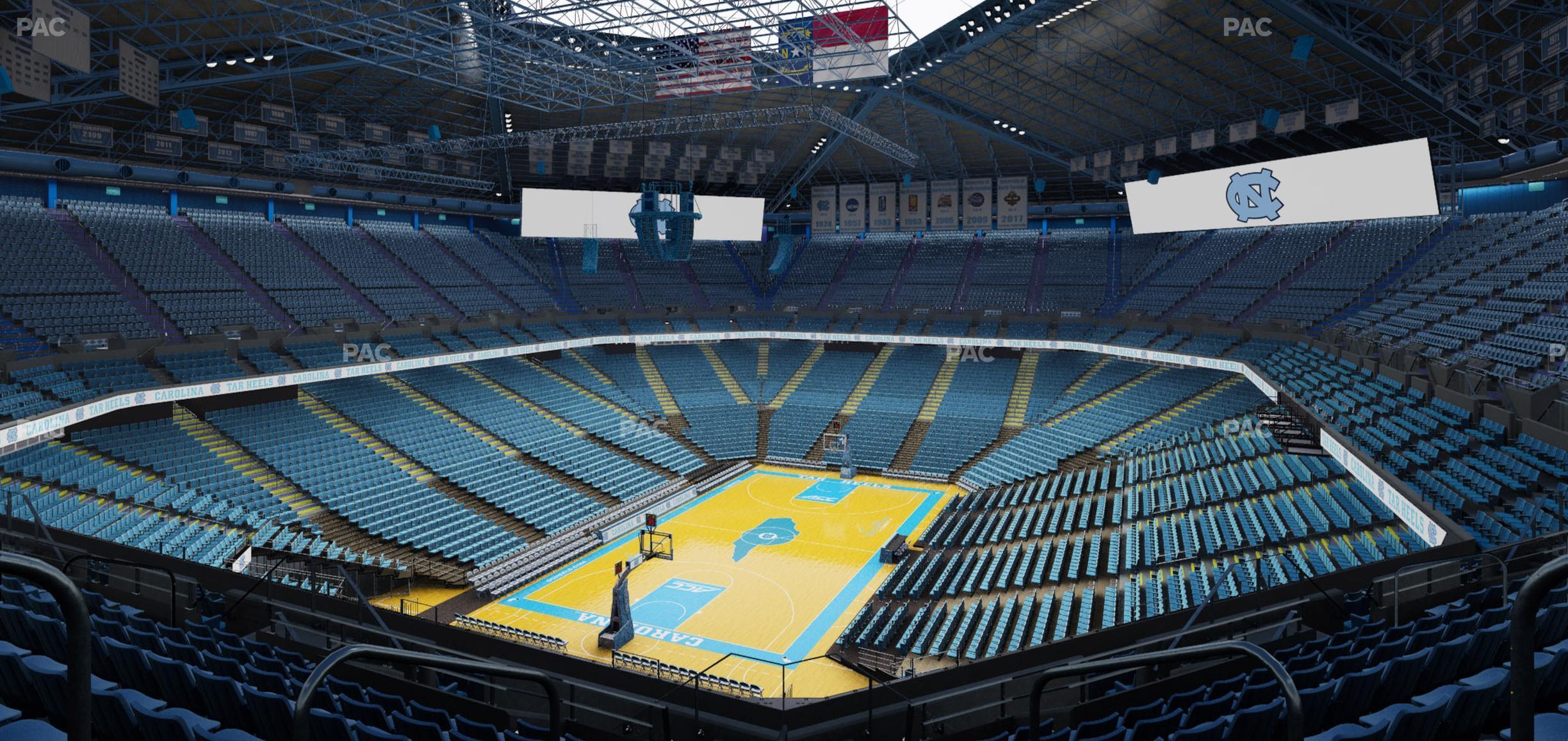 Seating view for Dean Smith Center Section 219 A