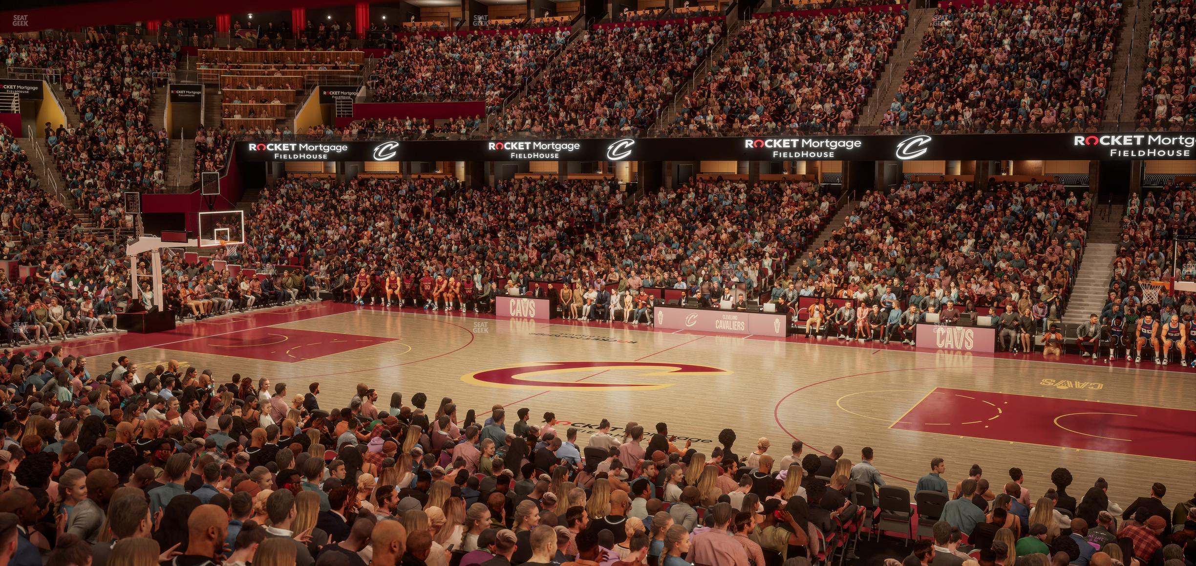 Seating view for Rocket Mortgage FieldHouse Section Founders Suite 18