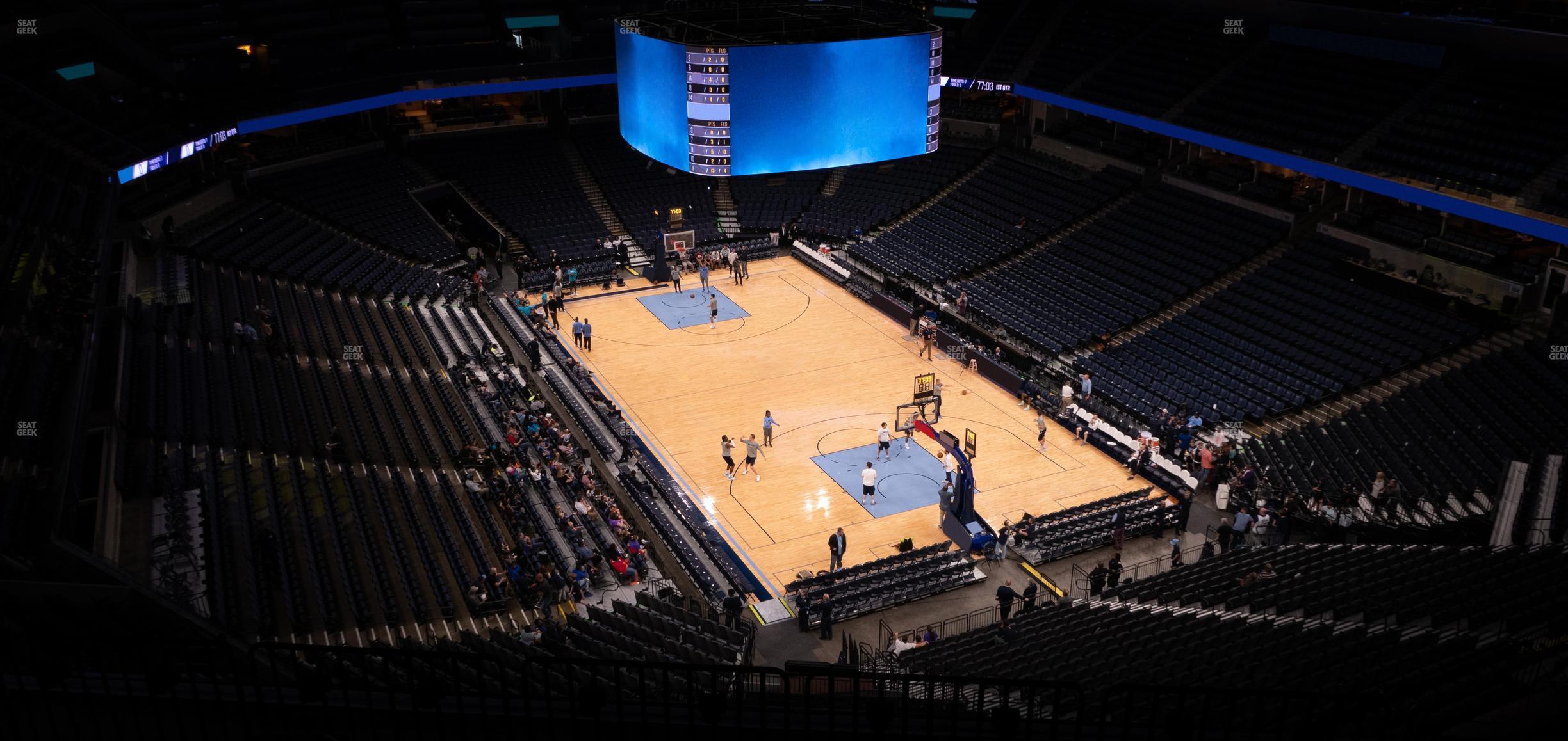 Seating view for FedExForum Section 230