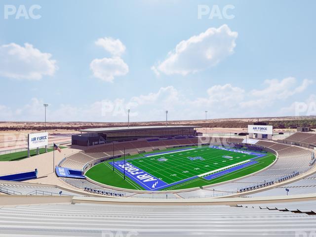 Seating view for Falcon Stadium Section U 13