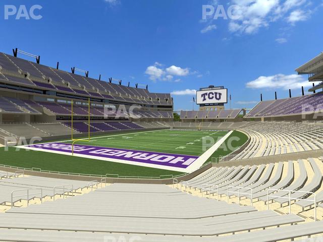 Seating view for Amon G Carter Stadium Section 130