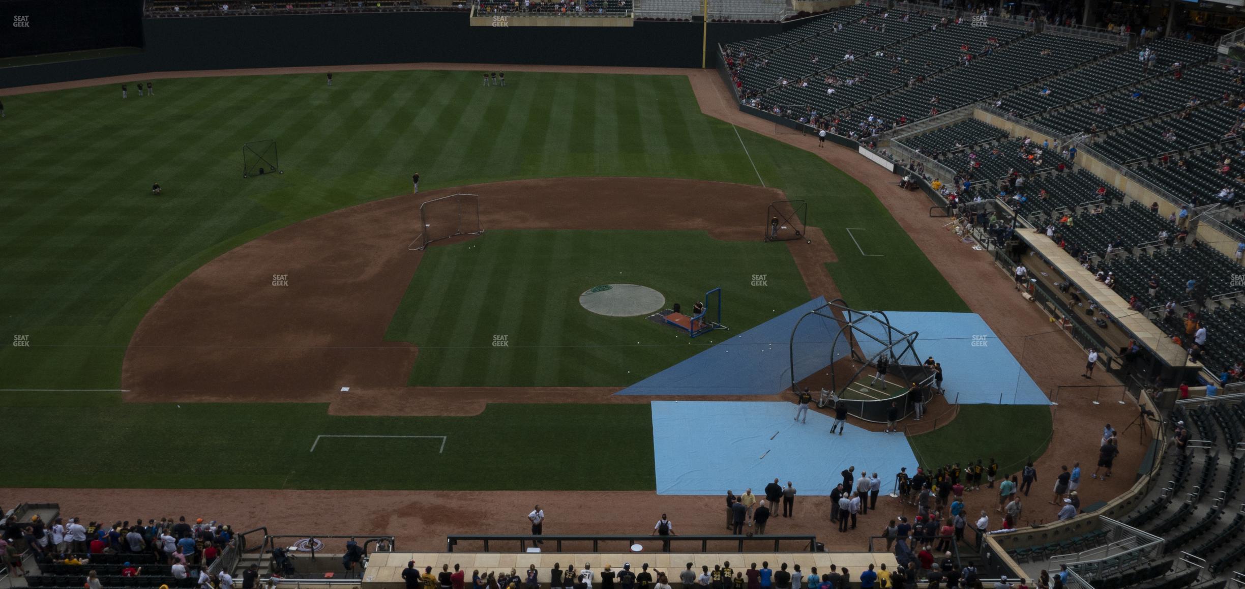 Seating view for Target Field Section 220