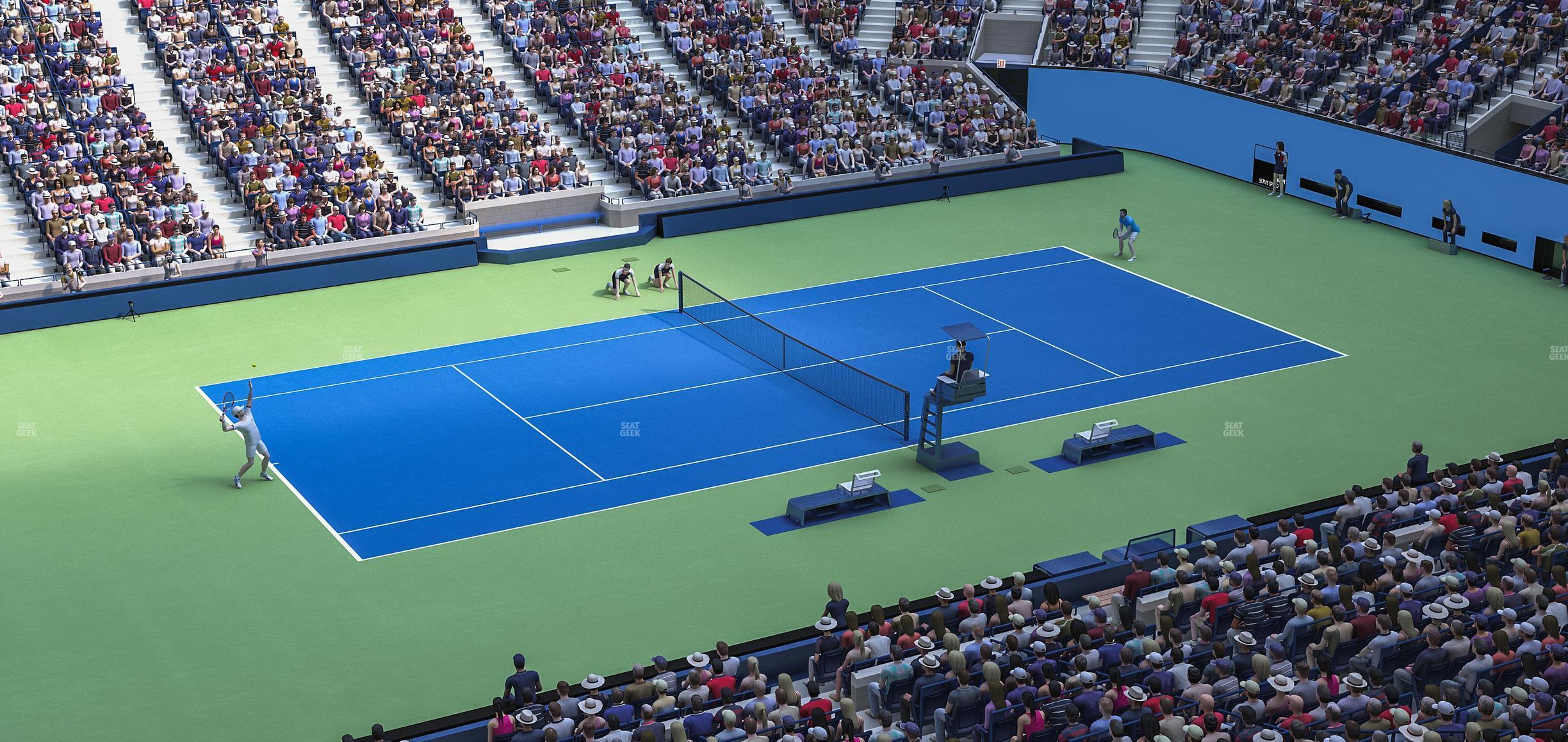 Seating view for Arthur Ashe Stadium Section 125