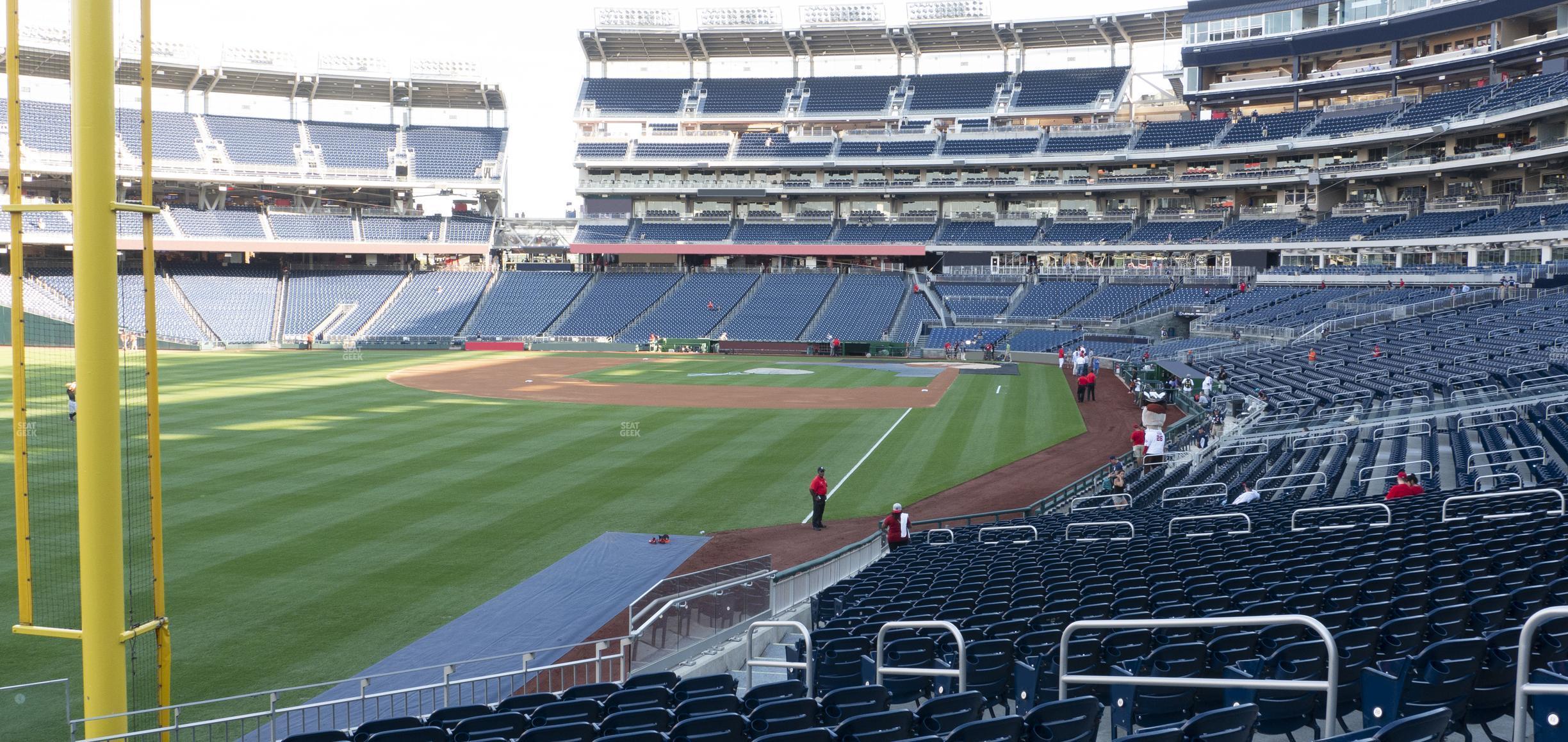 Seating view for Nationals Park Section 107