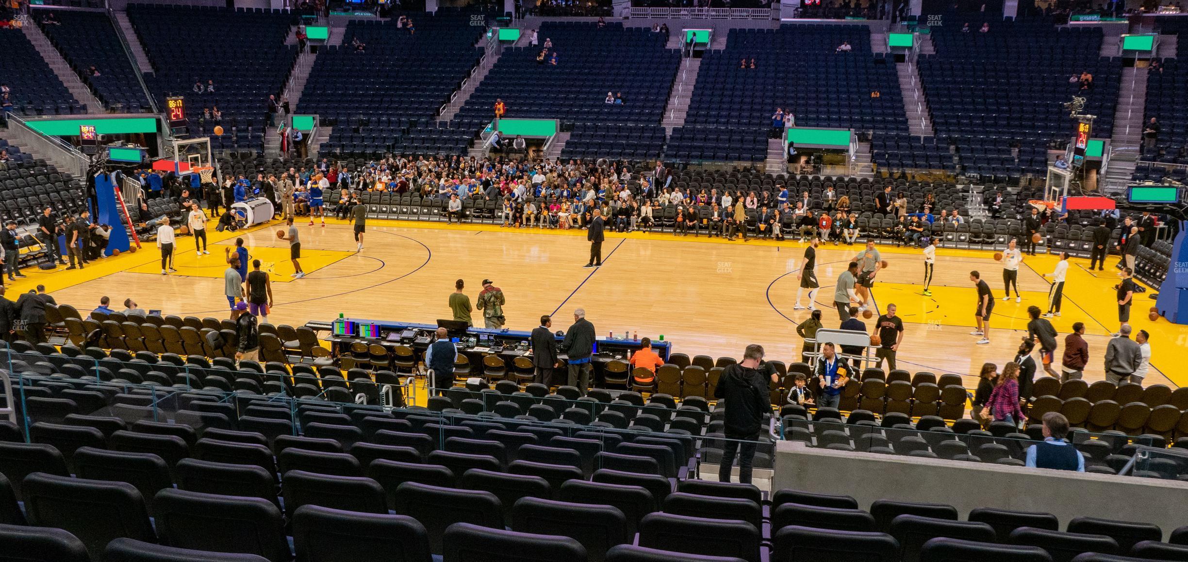 Seating view for Chase Center Section 103