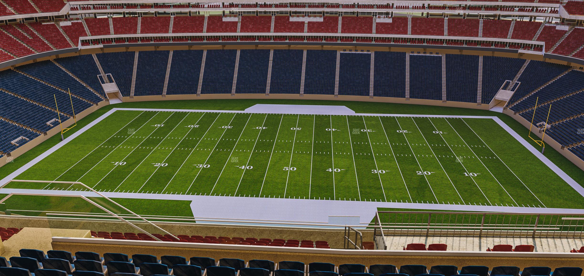 Seating view for NRG Stadium Section 608