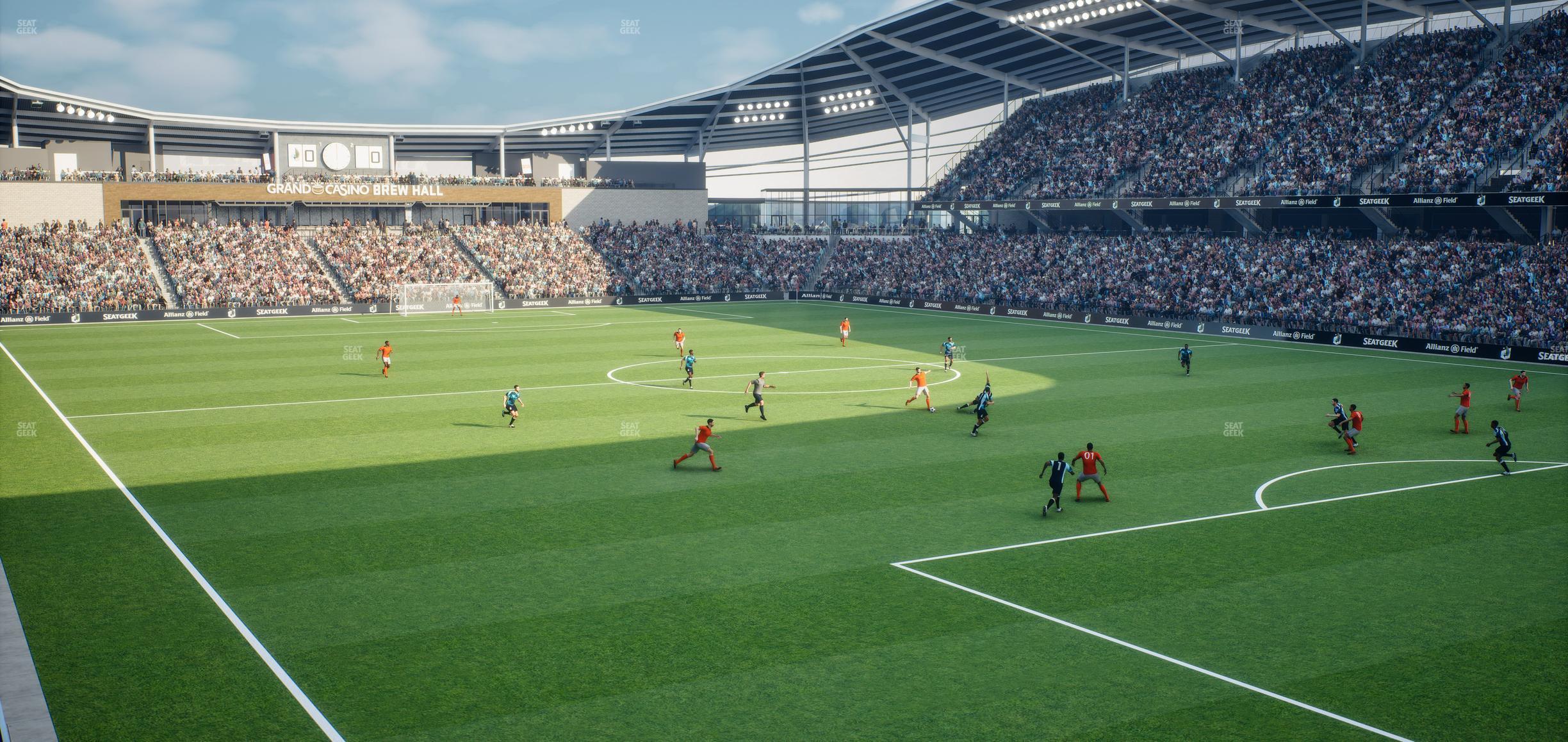 Seating view for Allianz Field Section 25