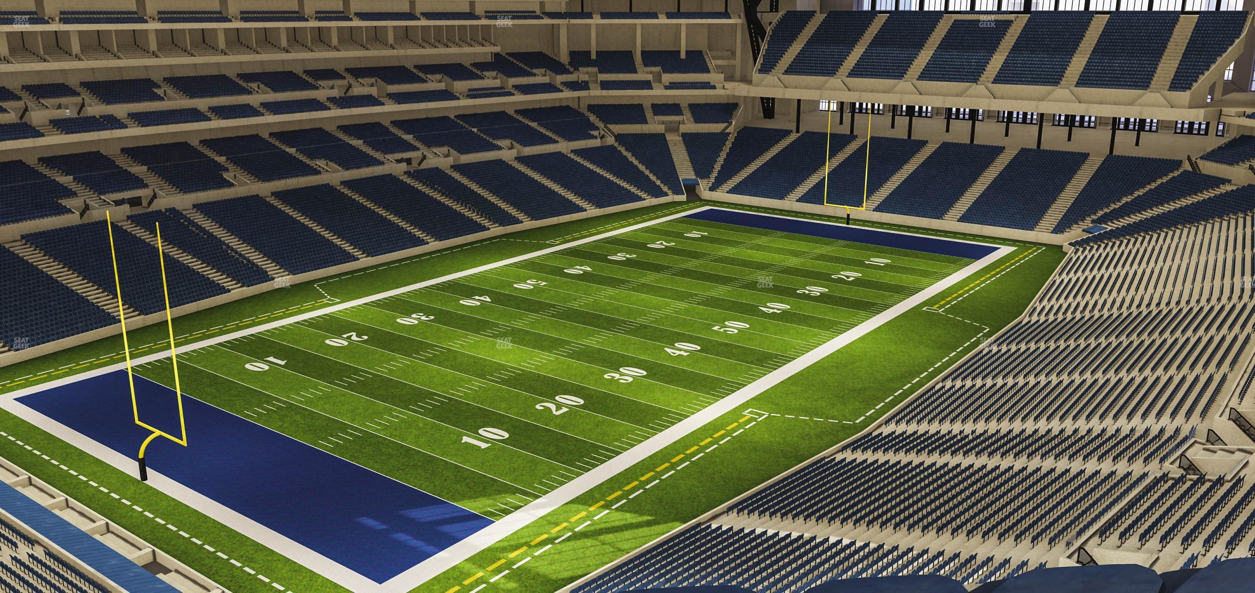 Seating view for Lucas Oil Stadium Section 520