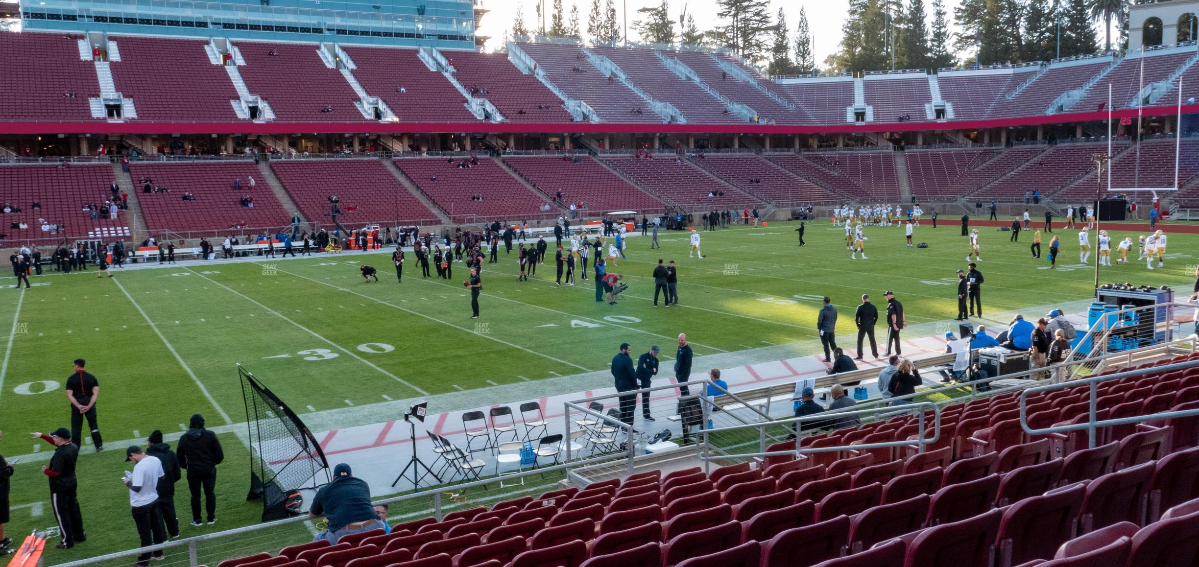 Seating view for Stanford Stadium Section 135