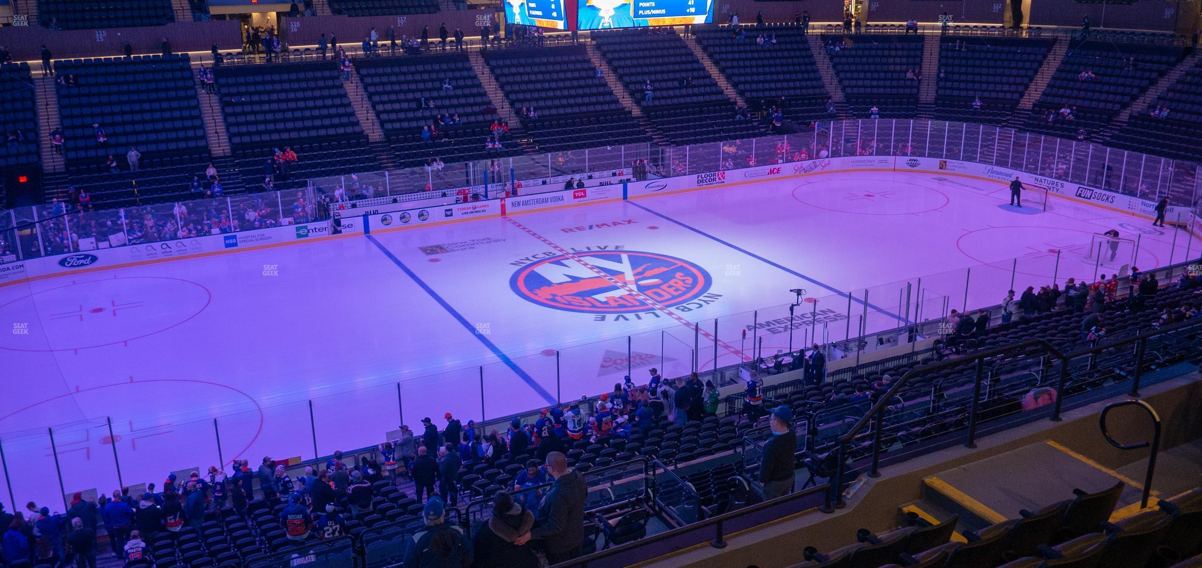 Seating view for Nassau Coliseum Section 205