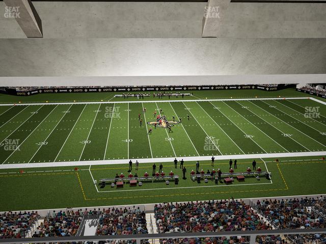 Seating view for Caesars Superdome Section Suite 418