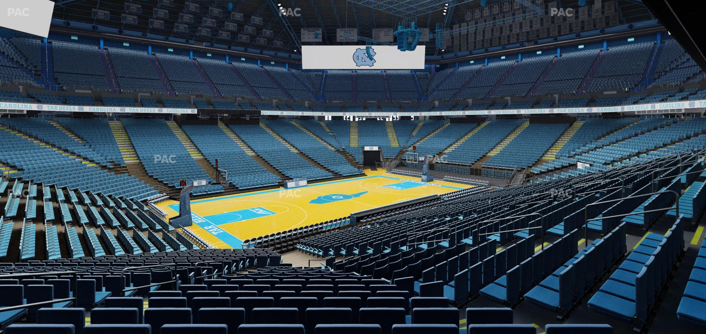 Seating view for Dean Smith Center Section 105