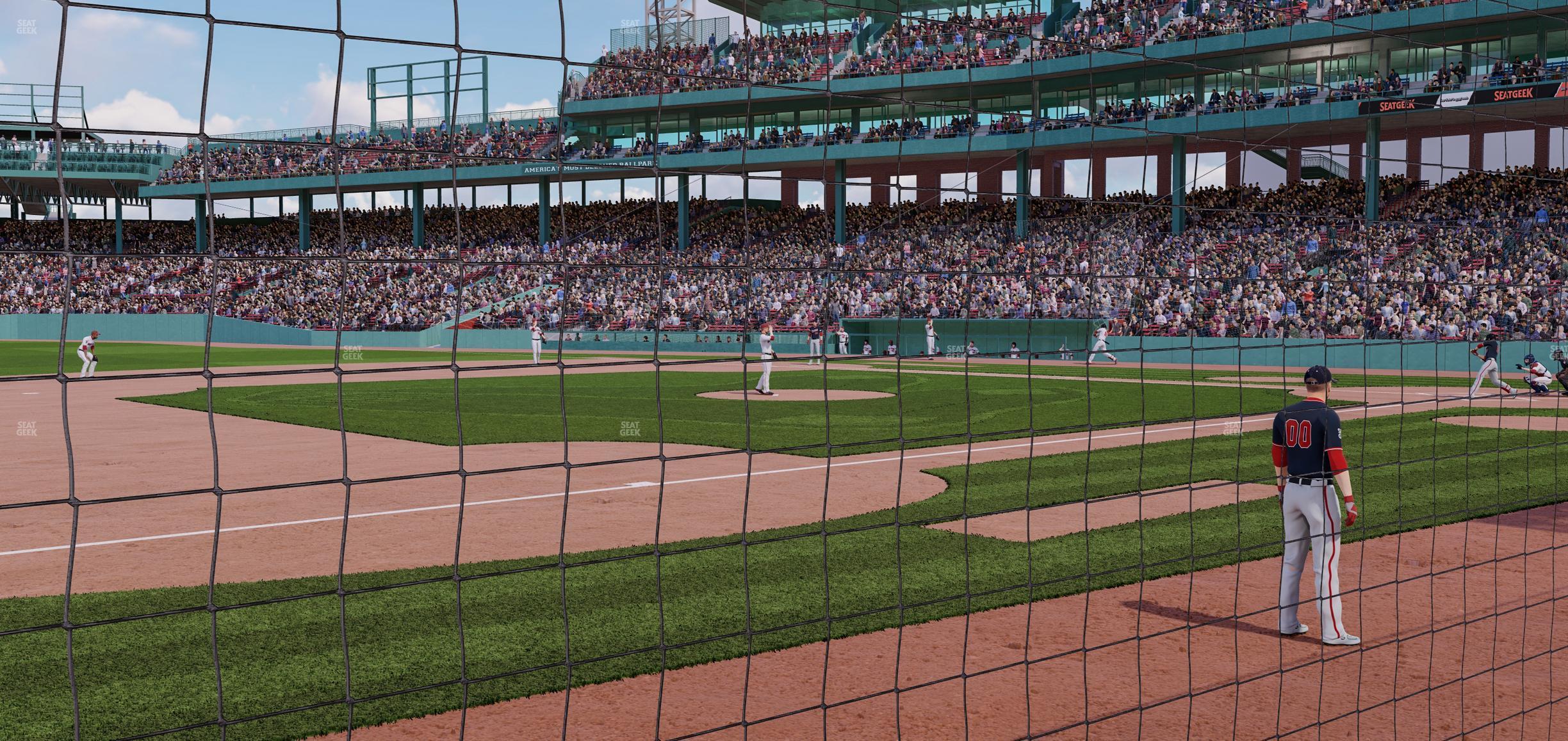 Seating view for Fenway Park Section Field Box Club 69