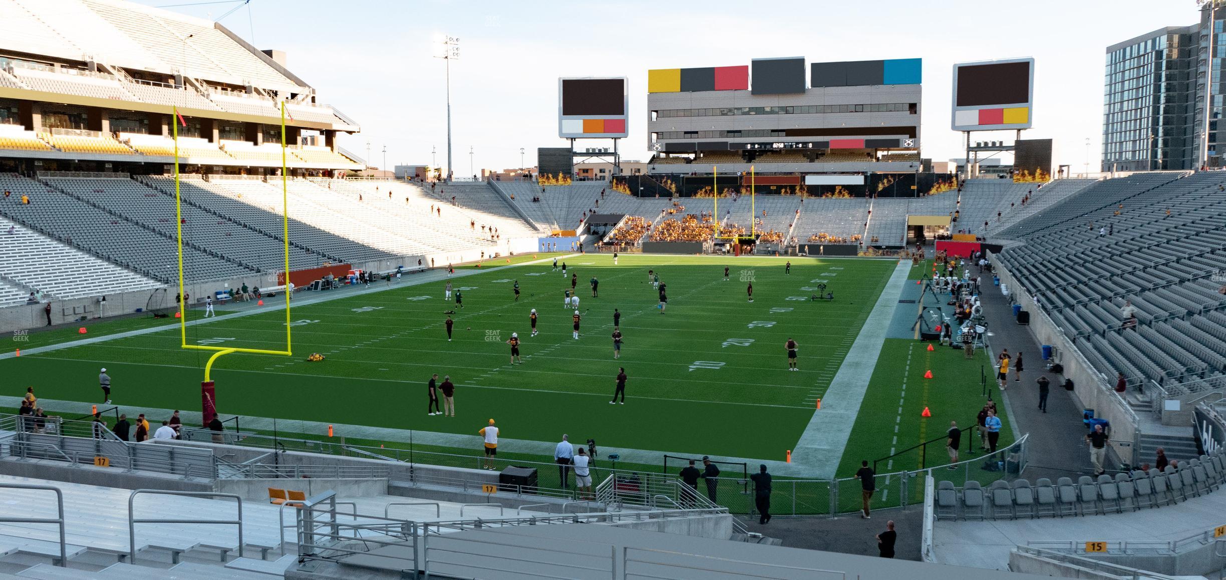 Seating view for Mountain America Stadium Section 16